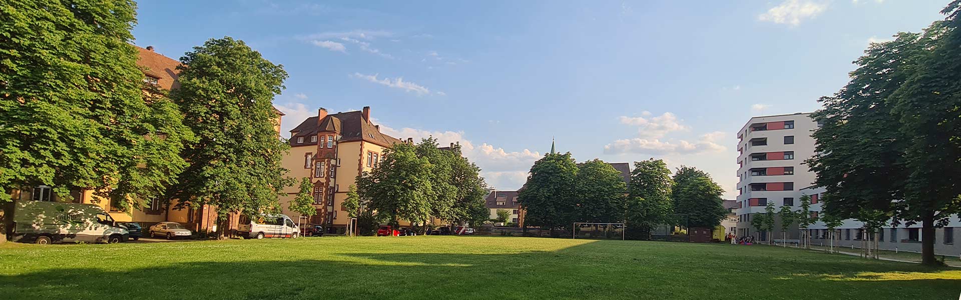 Sozial- und Jugendzentrum Breisacher Hof, Mooswald, Innenhof