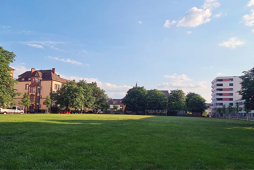 Sozial- und Jugendzentrum Breisacher Hof, Mooswald, Innenhof
