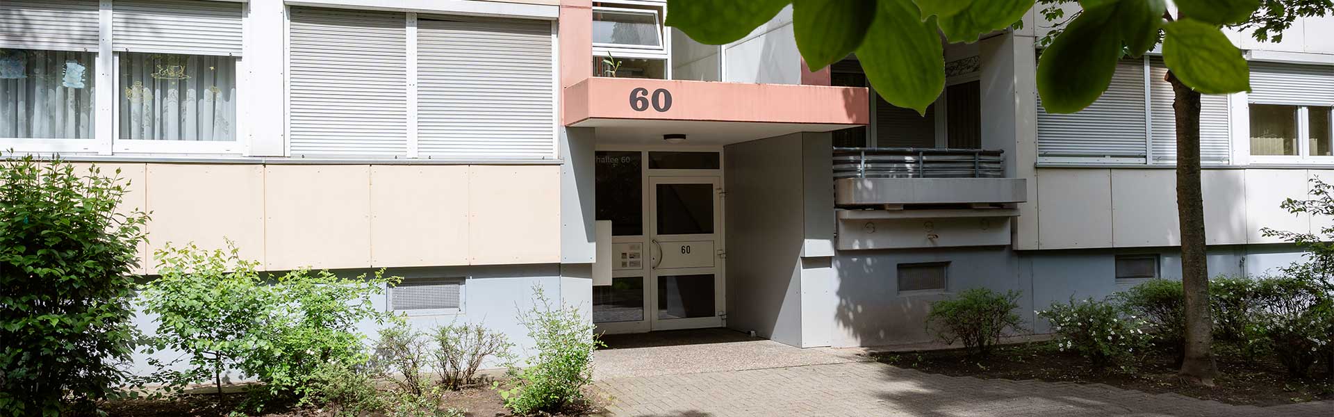 Eingang Geschäftsstelle der Vereinigung Freiburger Sozialarbeit e.V.
